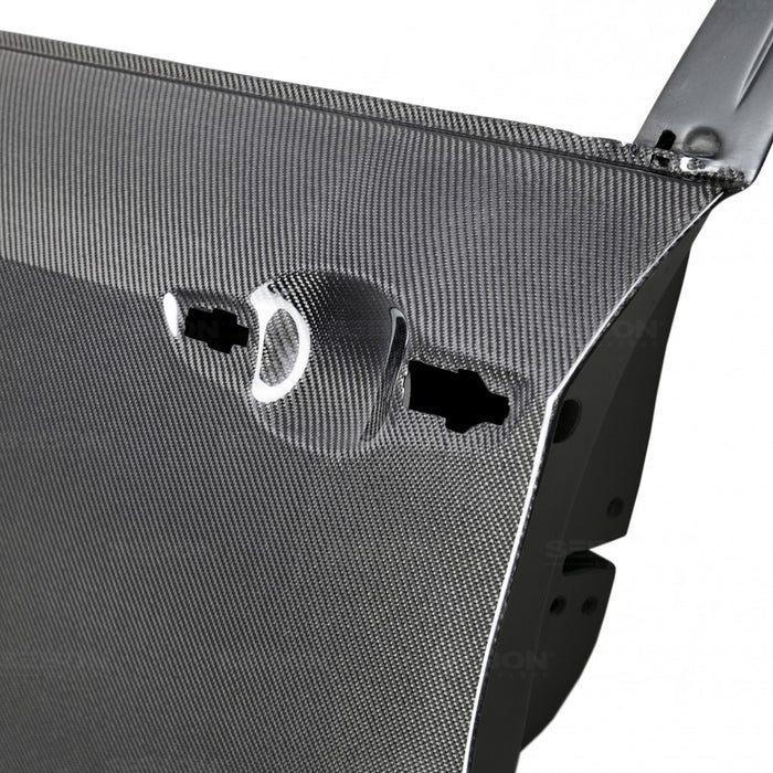 Seibon Carbon Fiber Door For 2017-2020 Honda Civic Hatchback - Front*