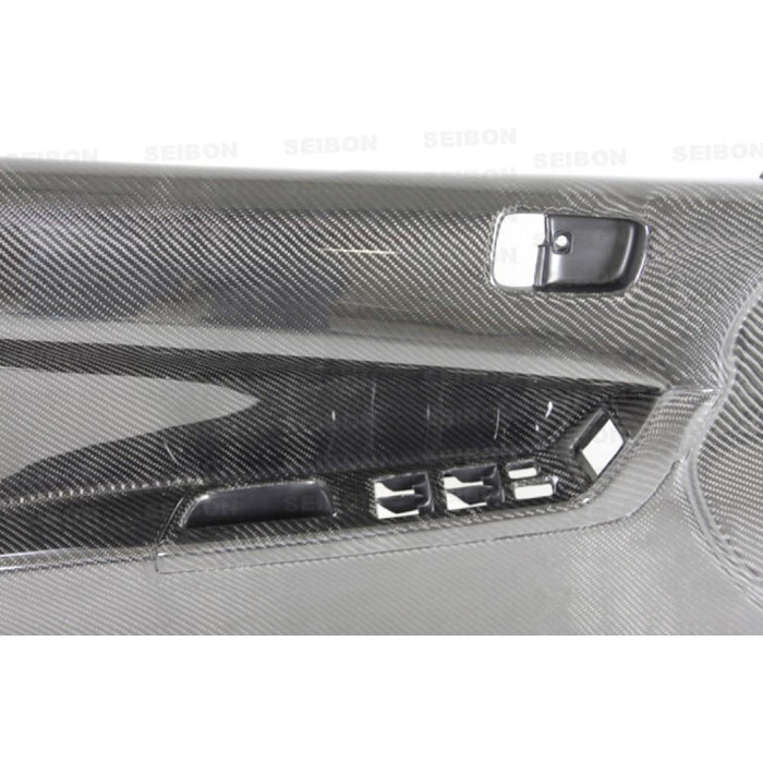 Seibon Carbon Fiber Front Door Panels For 2008-2013 Mitsubishi Lancer Evo X