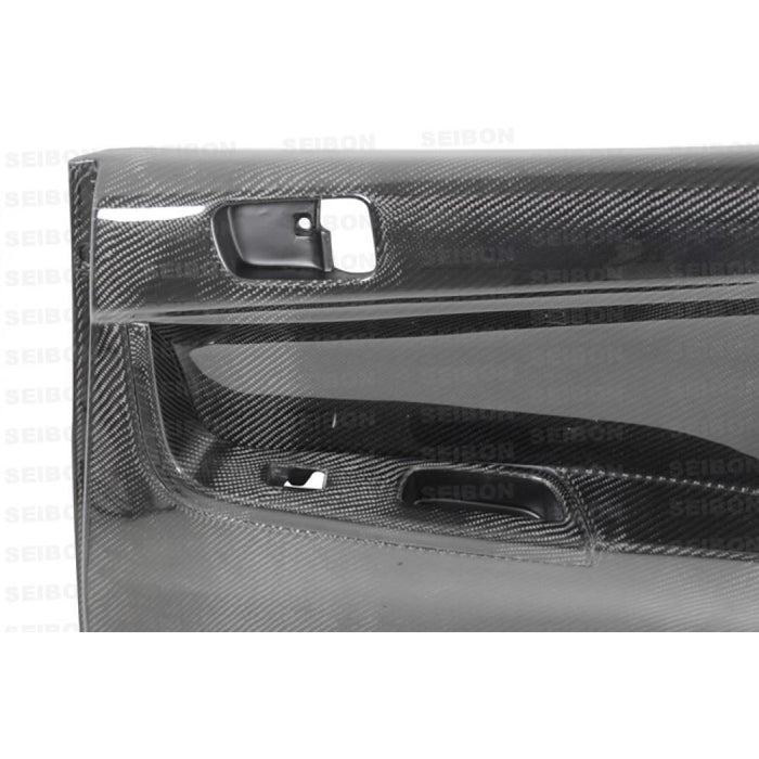 Seibon Carbon Fibre Rear Door Panels For 2008-2013 Mitsubishi Lancer Evo X