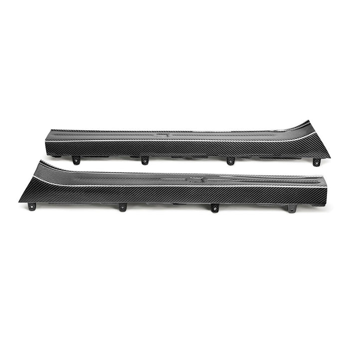 Seibon Carbon Fiber Door Sills Plate For 2009-2020 Nissan GT-R