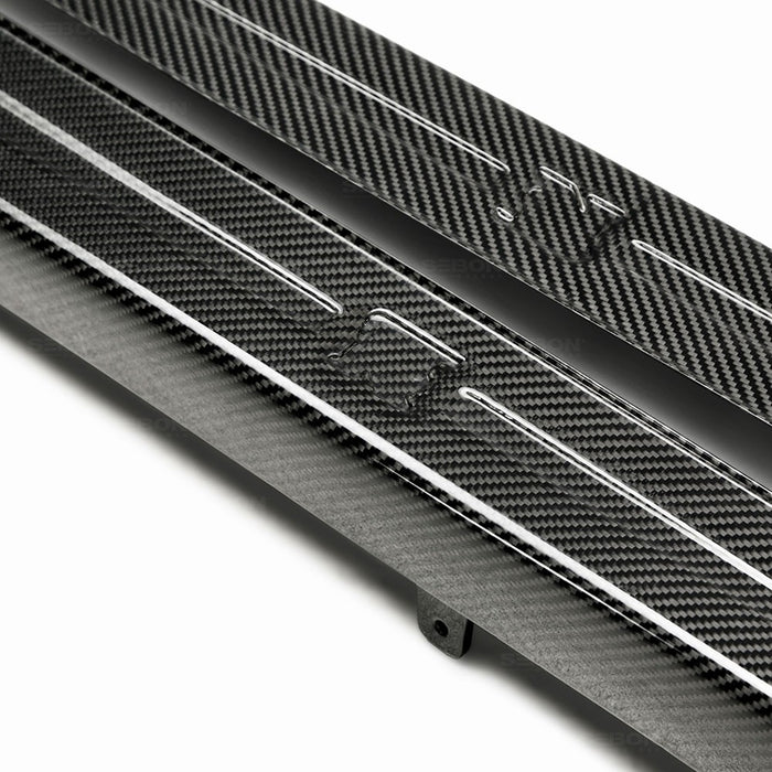 Seibon Carbon Fiber Door Sills Plate For 2009-2020 Nissan GT-R