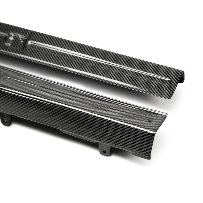Seibon Carbon Fiber Door Sills Plate For 2009-2020 Nissan GT-R