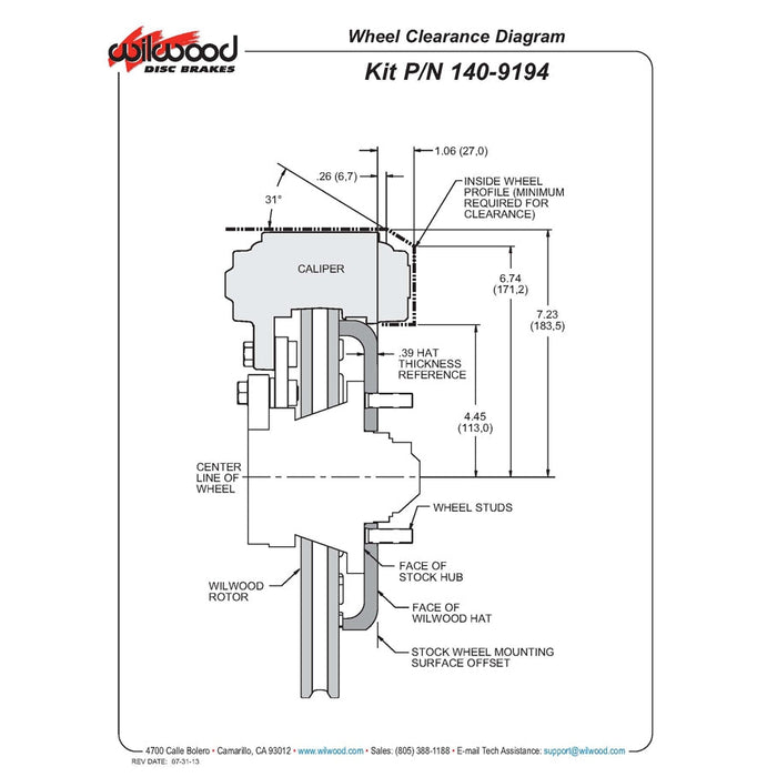 Wilwood 4 Pot Superlite BBK - 5 Stud Nissan S Chassis