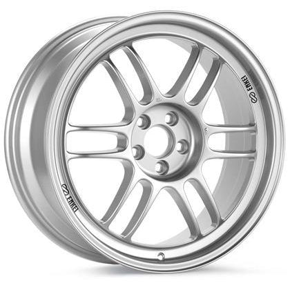 Enkei RPF1 18x9 5x114.3 35mm Offset 73mm Bore Silver Wheel G35/350z