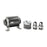 DeatschWerks Stainless Steel 10AN 100 Micron Universal Inline Fuel Filter Housing Kit (70mm)
