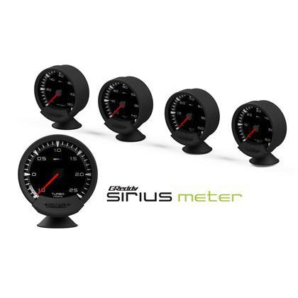 GReddy Sirius Unify Fuel Pressure Gauge Set (Sirius Meter w/Fuel Press Sensor Set & Vision Disp)