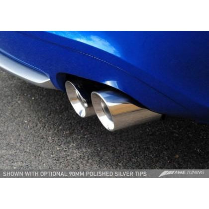 AWE Tuning Audi B8.5 S5 3.0T Track Edition Exhaust - Chrome Silver Tips (90mm)