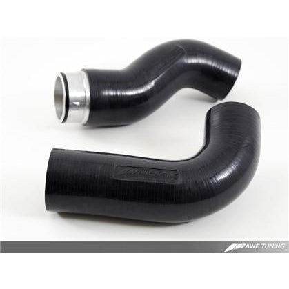 AWE Tuning S3 FMIC Hose Kit and TOP Package - Black Finish