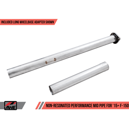 AWE Tuning 2015+ Ford F-150 Non-Resonated Performance Mid Pipe