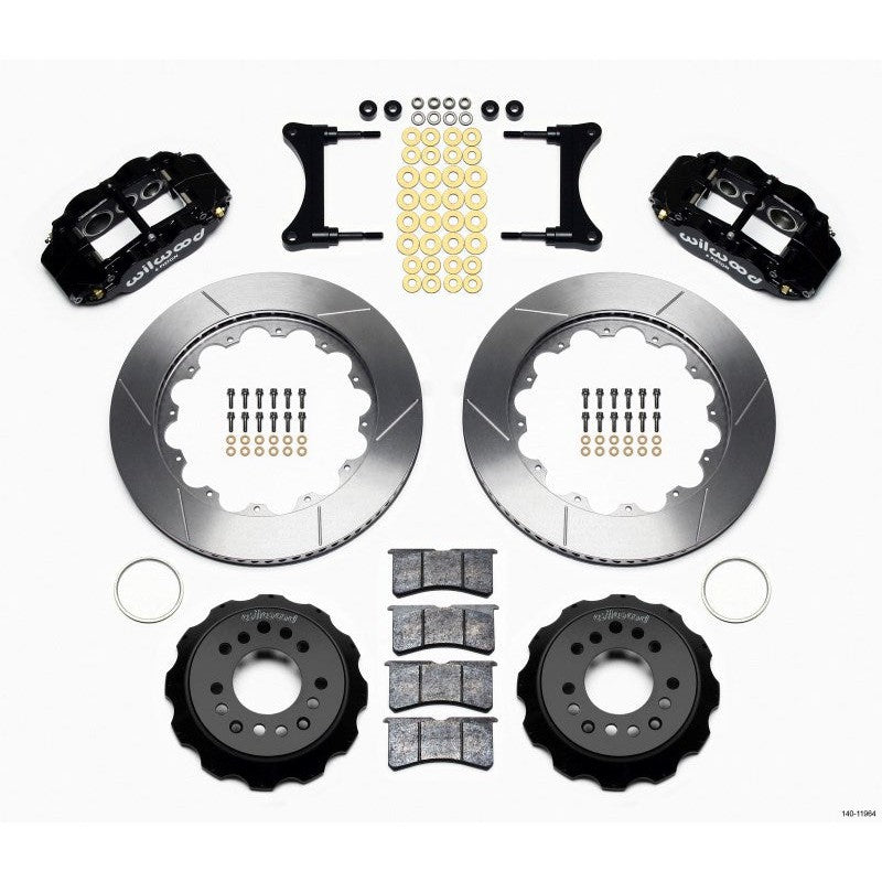 Wilwood 140-15304-D Wilwood Narrow Superlite 6R Front Hat Kit 14.00 Drilled 63-87 C10 w/ Wilwood Pro Spindles main image 0
