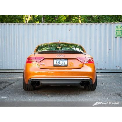 AWE Tuning Audi B8.5 S5 3.0T Track Edition Exhaust - Diamond Black Tips (90mm)