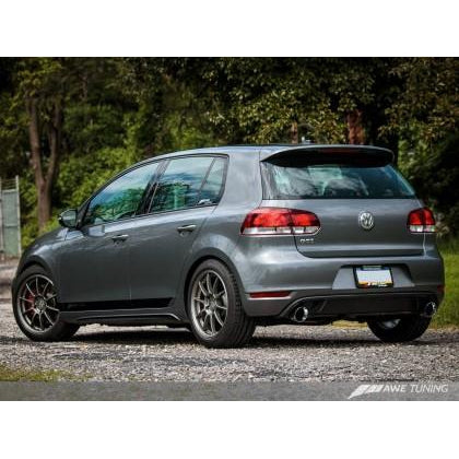 AWE Tuning Mk6 GTI Performance Catback - Chrome Silver Round Tips