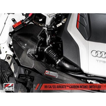 AWE Tuning Audi B9 S4/S5 3.0T Carbon Fiber AirGate Intake w/ Lid