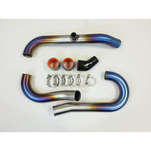 Extreme Turbo Systems 03-06 Mitsubishi Evo 8/9 2.5" Titanium Short Route Complete Intercooler Piping Kit