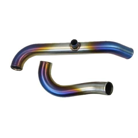 Extreme Turbo Systems 03-06 Mitsubishi Evo 8/9 2.5" Titanium Short Route Upper Intercooler Piping