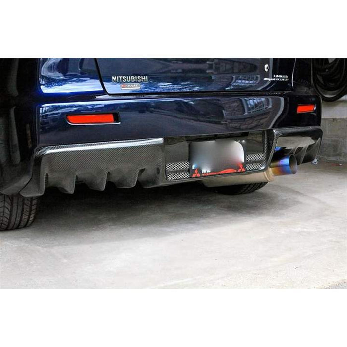 Extreme Turbo Systems 08-16 Mitsubishi Evo X Titanium Single Exit Exhaust System