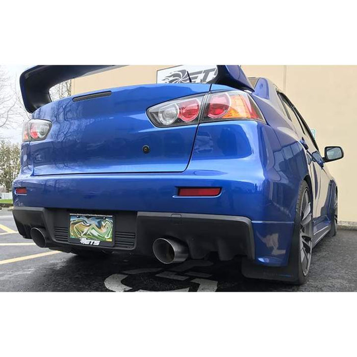 Extreme Turbo Systems 08-16 Mitsubishi EVO X V3 Dual Muffler Exhaust System