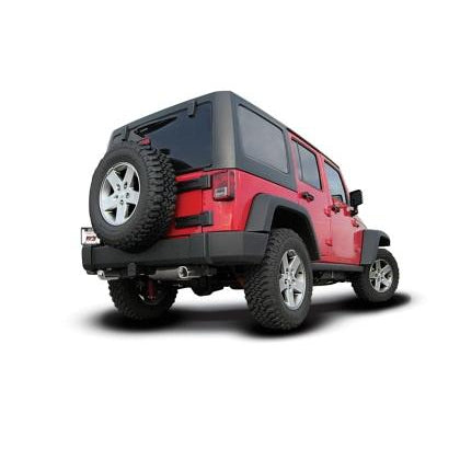 Borla 12-16 Jeep Wrangler 3.6L AT/MT 4WD Single Split Rr Exit Touring Exhaust Rear Section Only