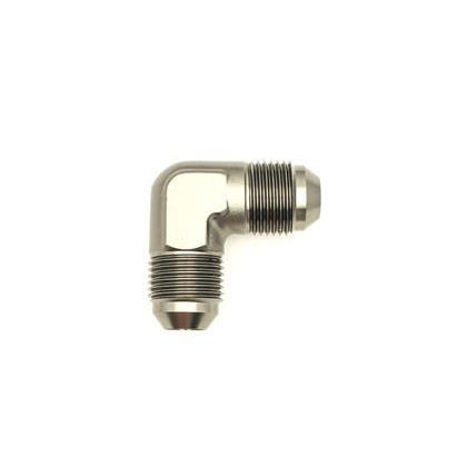 DeatschWerks 8AN Male Flare To 8AN Male Flare 90-Degree Coupler Fitting