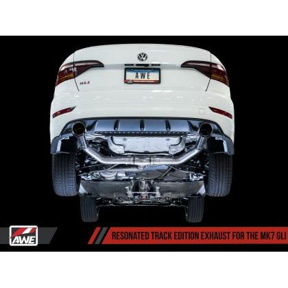 AWE Tuning 18-21 Volkswagen Jetta GLI Mk7 Touring Exhaust - Diamond Black Tips (Fits High-Flow DP)