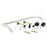 Whiteline 00-07 Ford Focus Gen 1 / 9/02-4/05 Focus LR MKI Rear 27mm Heavy Duty Adj Swaybar