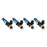 Injector Dynamics 1340cc Injectors - 60mm Length - 11mm Blue Top - 14mm Lower O-Ring (Set of 4) Nissan 240SX-S13/S14/S15 (11mm)
