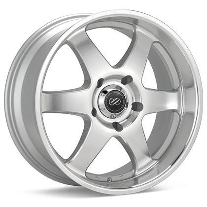 Enkei ST6 17x8 10mm Offset 5x127 Bolt Pattern 71.6 Bore Dia Silver Machined Wheel