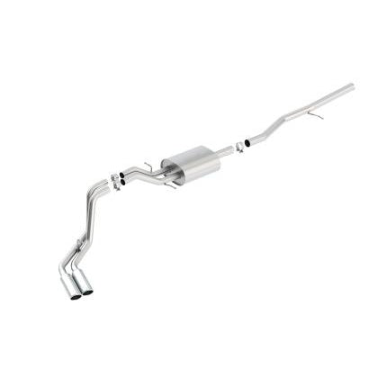 Borla S-Type Cat-Back 14 Silv/Sierra 1500 Crew Cab Standard Bed 153in WB Side Exit Exhaust
