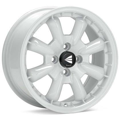 Enkei Compe 15x8 0mm Offset 4x114.3 Bolt Pattern 72.6mm Bore Dia White Wheel