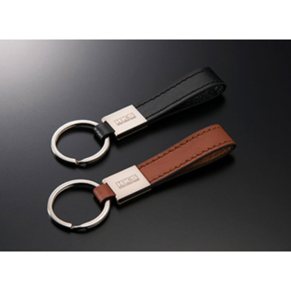 HKS Leather Keyring Camel