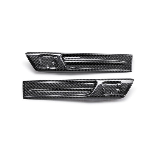 Seibon Carbon Fiber Fender Duct Logo For 2009-2014 Nissan GT-R