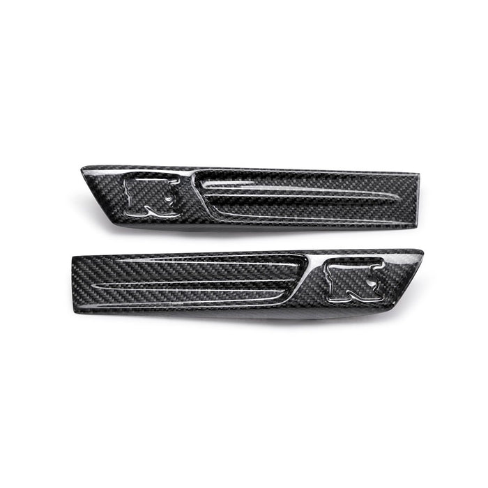 Seibon Carbon Fiber Fender Duct Logo For 2009-2014 Nissan GT-R