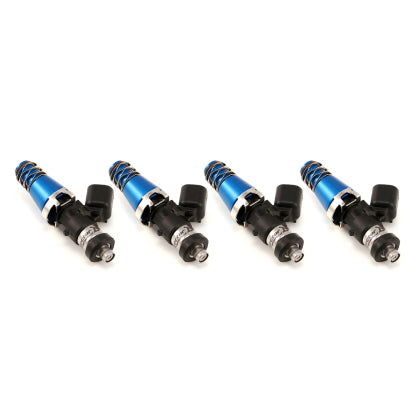 Injector Dynamics 1700cc Injectors - 60mm Length - 11mm Blue Top - Denso Lower Cushion (Set of 4) Toyota Matrix (01-03)