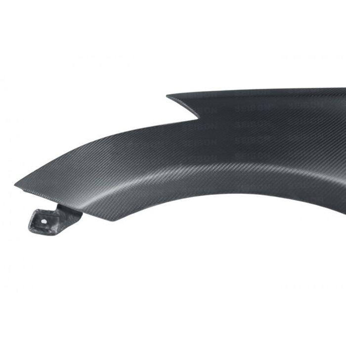 Seibon Dry carbon front fenders for 2002-2008 nissan 350z (10mm wider)..*all dry carbon products are matte finish! (pair)