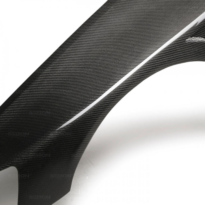 Seibon Carbon Fiber Wide Fenders For 2003-2006 Mitsubishi Lancer Evo