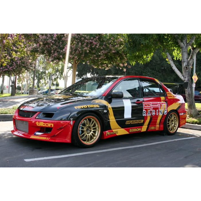 Seibon Carbon Fiber Wide Fenders For 2003-2006 Mitsubishi Lancer Evo