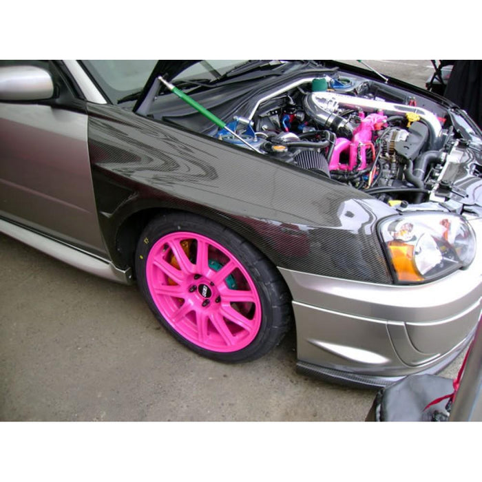 Seibon Carbon Fiber Wide Fenders For 2004-2005 Subaru Impreza / WRX / STI Sedan