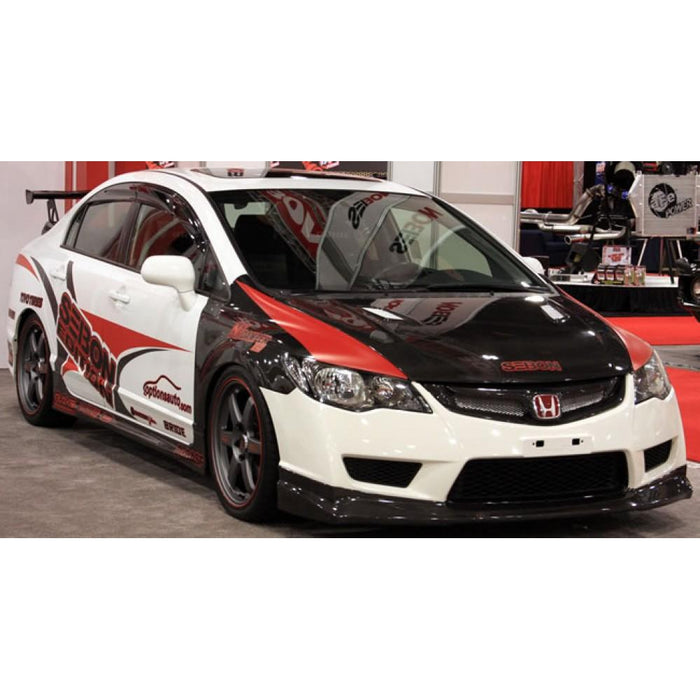 Seibon OEM-Style Carbon Fiber Fenders For 2006-2010 Honda Civic 4DR JDM / Acura CSX
