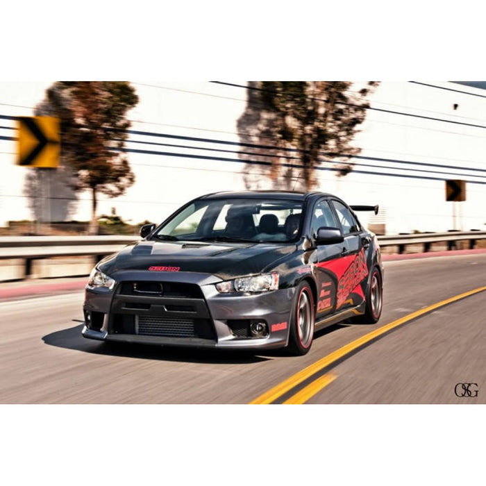 Seibon Carbon Fiber Wide Fenders For 2008-2015 Mitsubishi Lancer Evo X