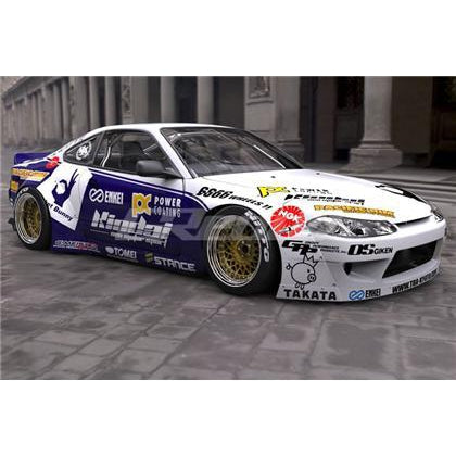 GReddy X Rocket Bunny S15 Front Fenders for 1999-2002 Nissan Silvia