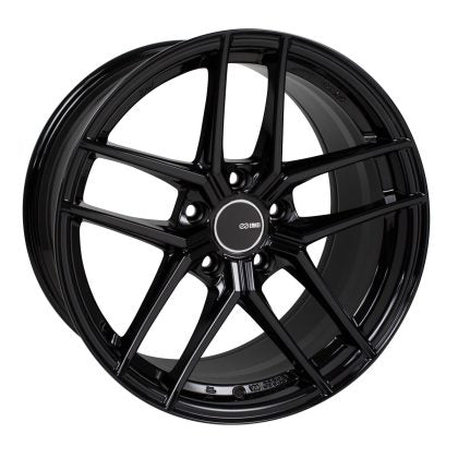 Enkei TY5 19x8.5 5x120 38mm Offset 72.6mm Bore Black Wheel