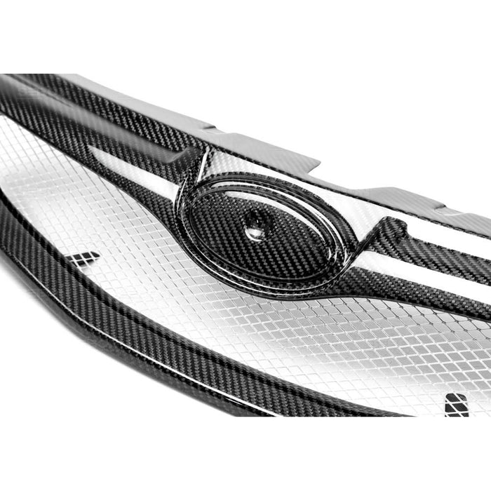 Seibon STI-Style Carbon Fiber Front Grille For 2008-2010 Subaru WRX / STI