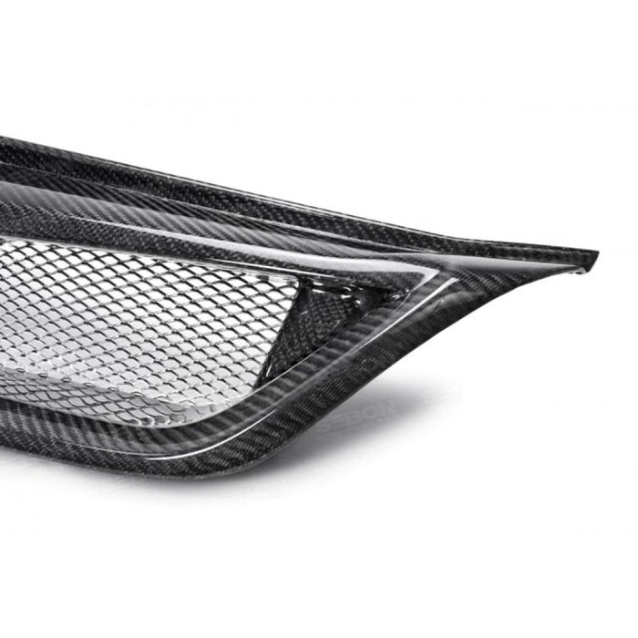 Seibon STI-Style Carbon Fiber Front Grille For 2011-2014 Subaru WRX / STI