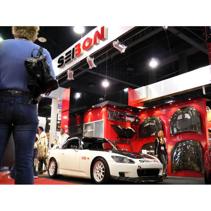 Seibon TV-Style Carbon Fiber Front Lip For 2000-2003 Honda S2000