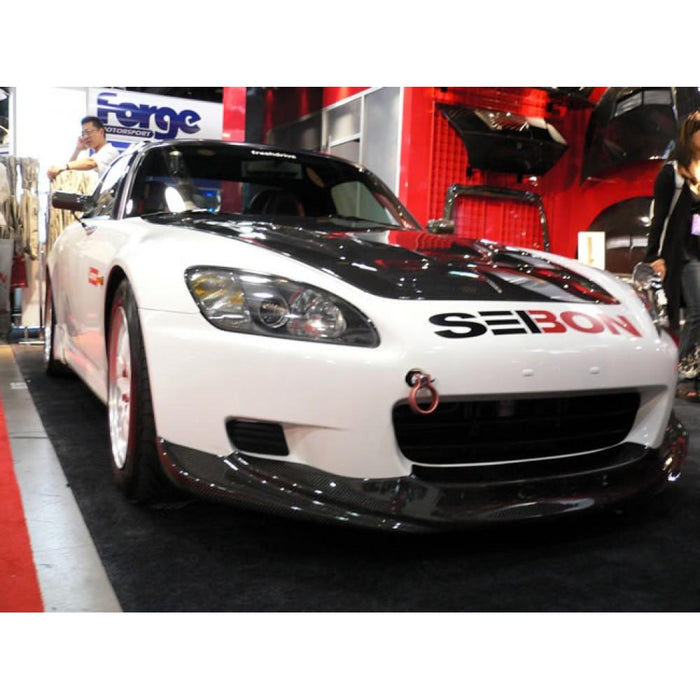 Seibon TV-Style Carbon Fiber Front Lip For 2000-2003 Honda S2000