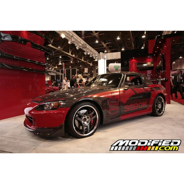 Seibon OEM-Style Carbon Fiber Front Lip For 2004-2010 Honda S2000