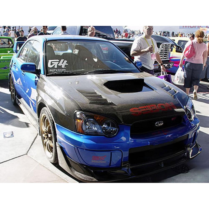 Seibon CW-Style Carbon Fiber Front LIP For 2004-2005 Subaru Impreza / WRX / STI