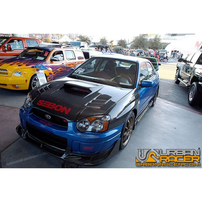 Seibon CW-Style Carbon Fiber Front LIP For 2004-2005 Subaru Impreza / WRX / STI