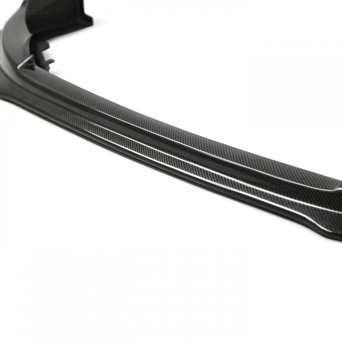 Seibon VR-Style Carbon Fiber Front Lip For 2008-2015 Mitsubishi Lancer Evo X