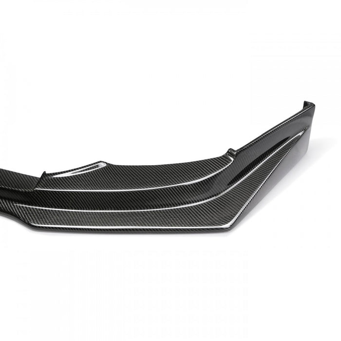 Seibon VR-Style Carbon Fiber Front Lip For 2008-2015 Mitsubishi Lancer Evo X
